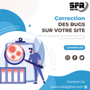 Correction des Bugs sur votre site