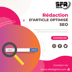 Rédaction d’article optimisé SEO